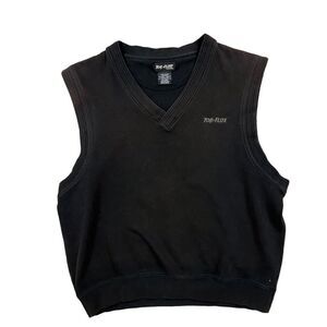 Vintage 90s Top Flight Golf Sweater Vest mens L